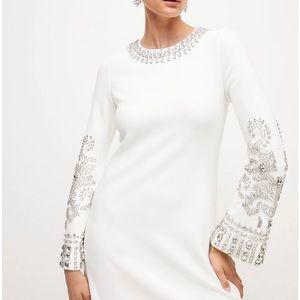 Exquisite ivory cocktail dress